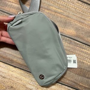 silver nwt lulu lemon everywhere belt bag